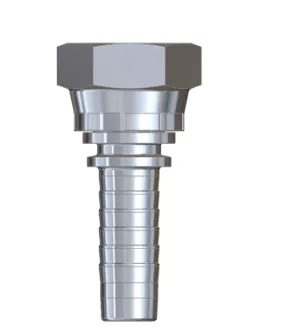 FEMMINA DIRITTA BSPP SV 60° CON O-RING